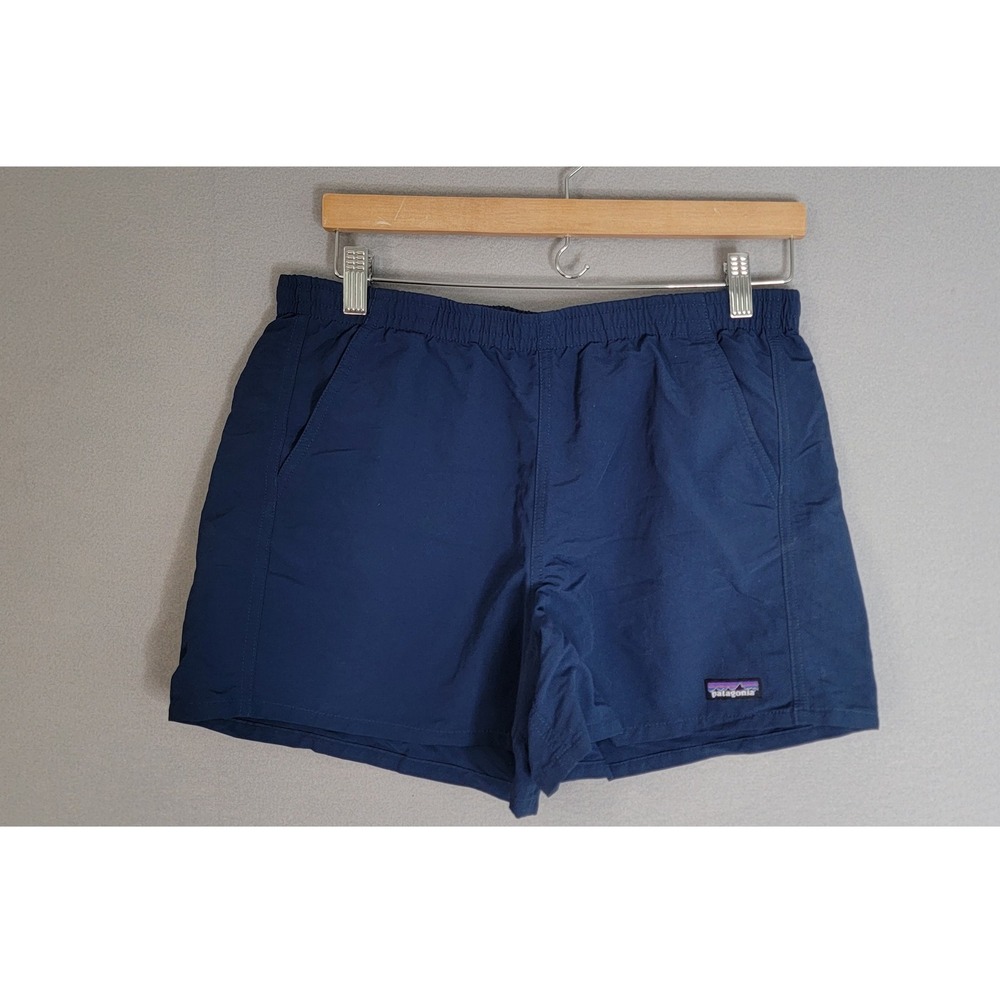 Patagonia Baggies Shorts Medium X 4" Navy Blue Hiking Women Outdoor